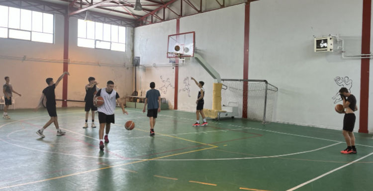 Προετοιμασία ομάδας μπάσκετ Παίδων του Α.Σ. Καστοριάς
